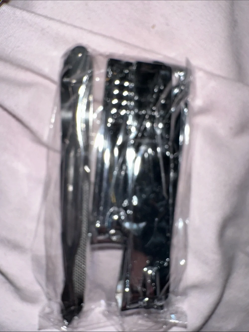 NWT Denim Cherry Key & Card Holder - Blue with Red cherry 4 pc manicure set